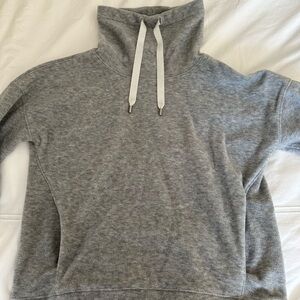 Lululemon Athletica Gray funnel neck fleece
